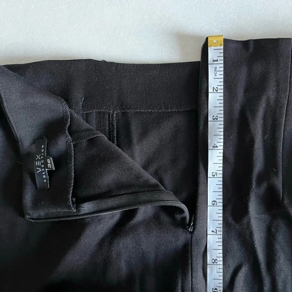 VEX Collection/ Quilted black pencil skirt/ Size EU 36(about size US L) - Picture 12 of 14